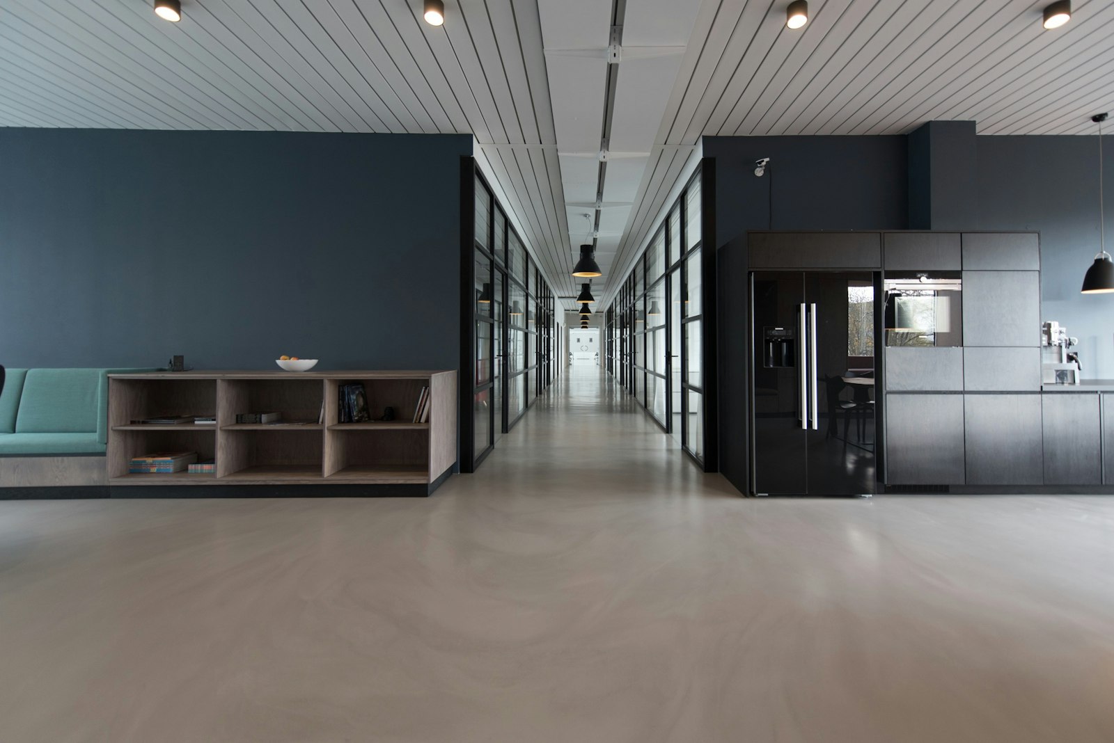 A calm, contemporary office prepared for client meetings